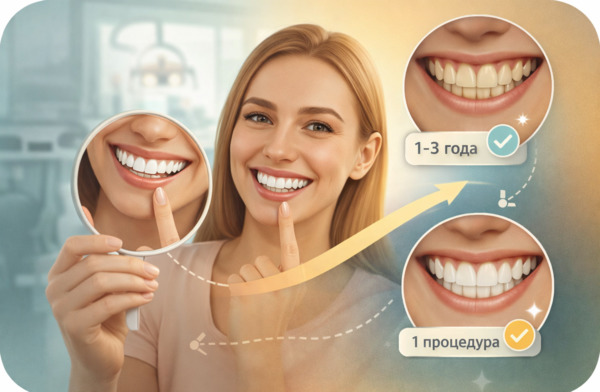Як довго тримається ефект відбілювання зубів
