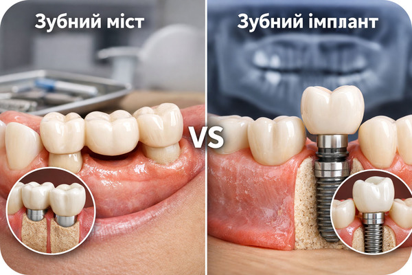 Імплант чи зубний міст